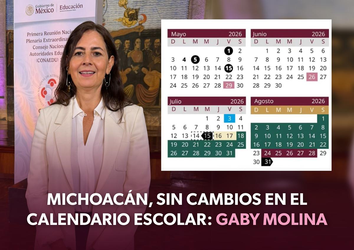 Ciclo escolar se mantiene; hay flexibilidad: Gabriela Molina