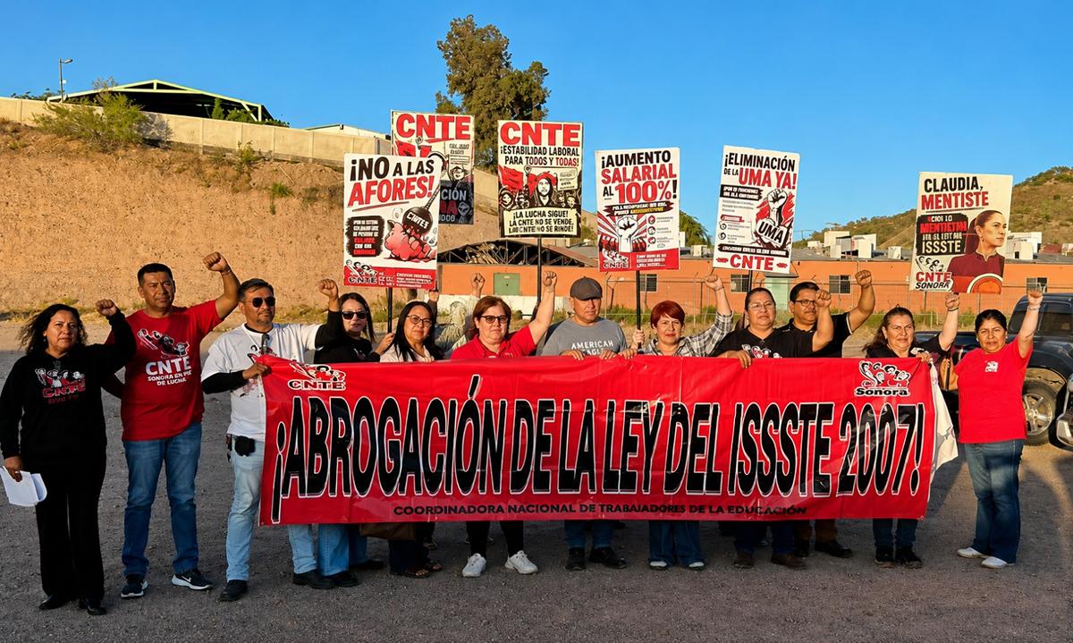 CNTE convoca huelga nacional: Exigen abrogar Ley del ISSSTE y reforma 1