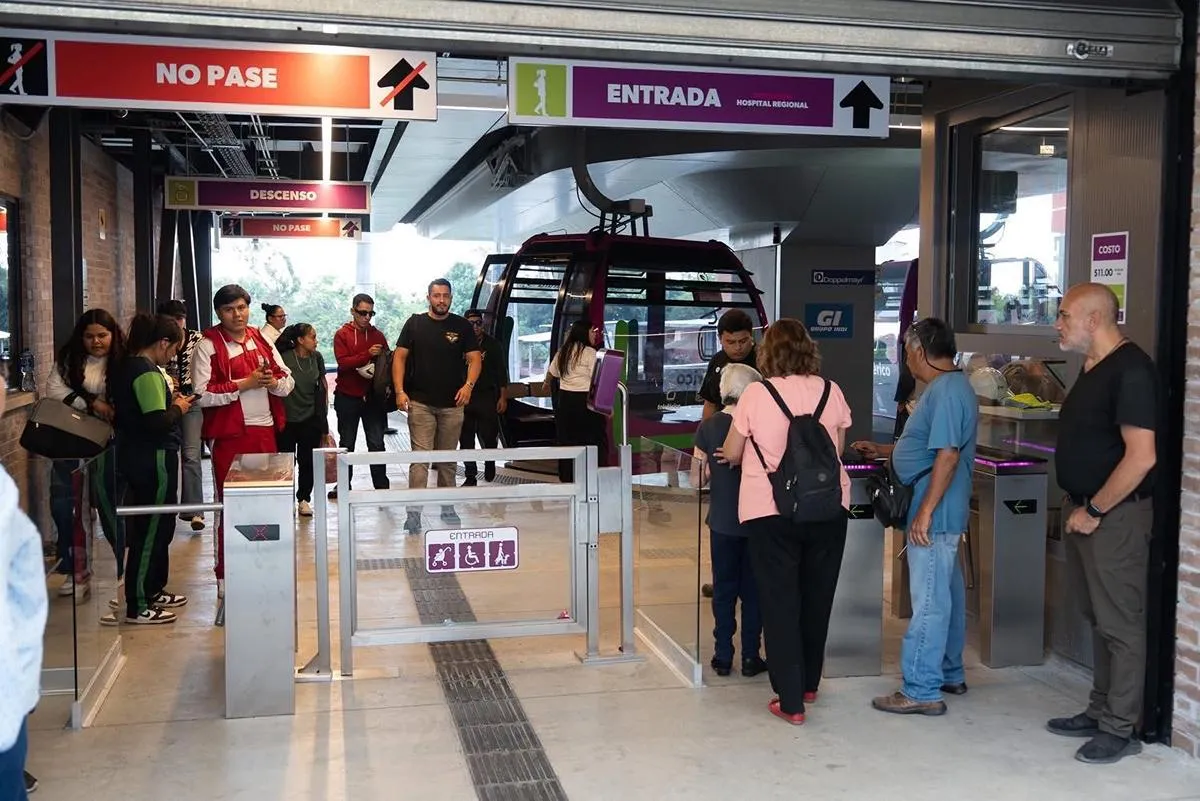 Con más de 515 mil pasajeros, teleférico de Uruapan impulsa la movilidad