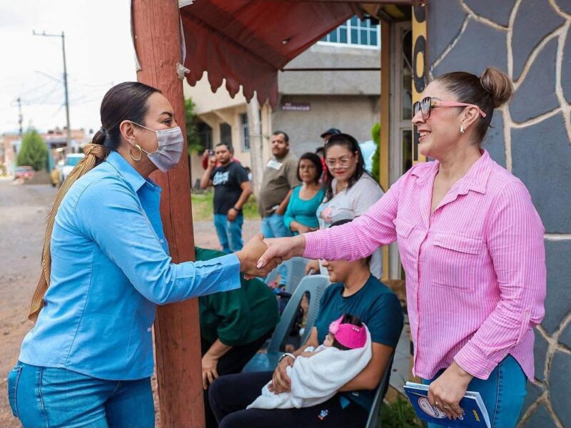 Con obras, Zacapu avanza en la transformación de sus colonias: Mónica Valdez