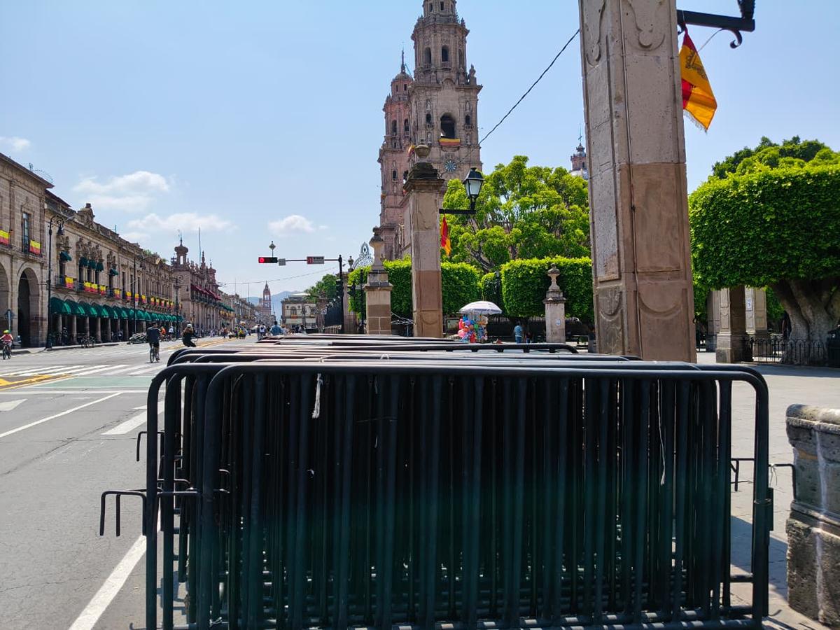 Con vallas y 500 policías, alistan escenario en Morelia para La Arrolladora