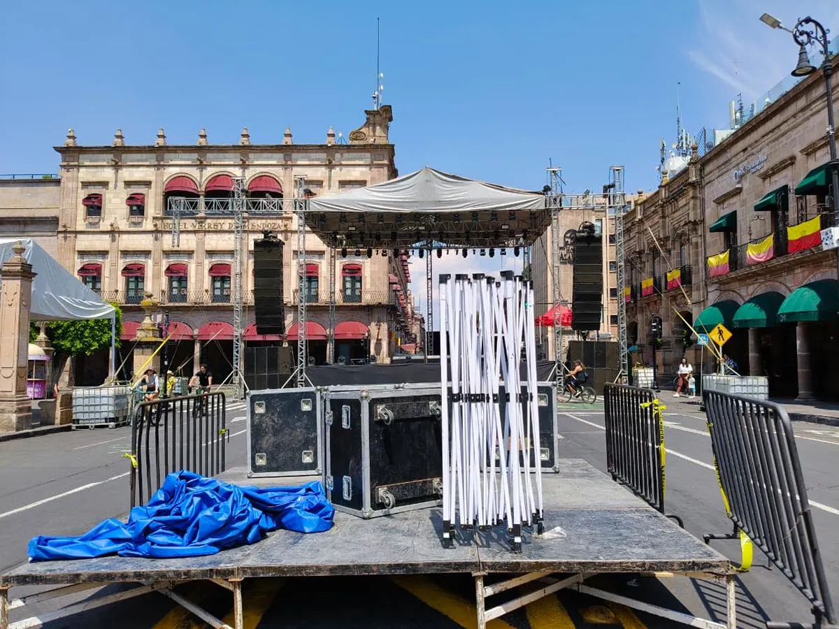 Con vallas y 500 policías, alistan escenario para La Arrolladora en Morelia