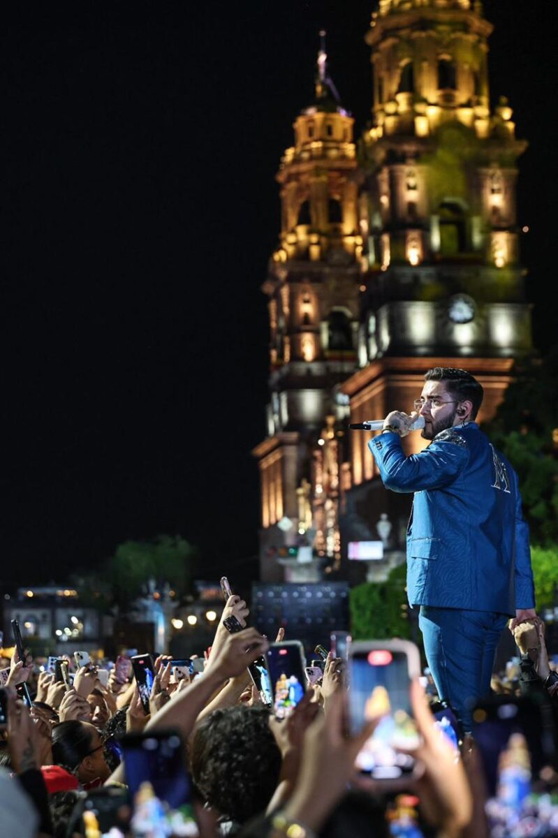 concierto de aniversario de Morelia concentró a más de 60 mil personas