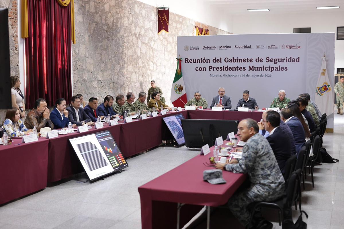 Coordinación con Bedolla, ha sido clave en seguridad, destaca Harfuch
