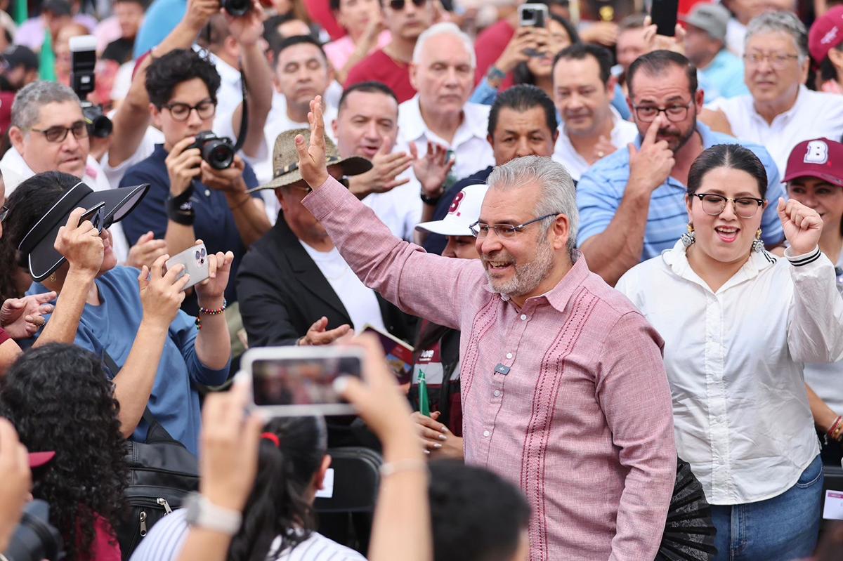 Desde Morelia respalda Bedolla a Sheinbaum