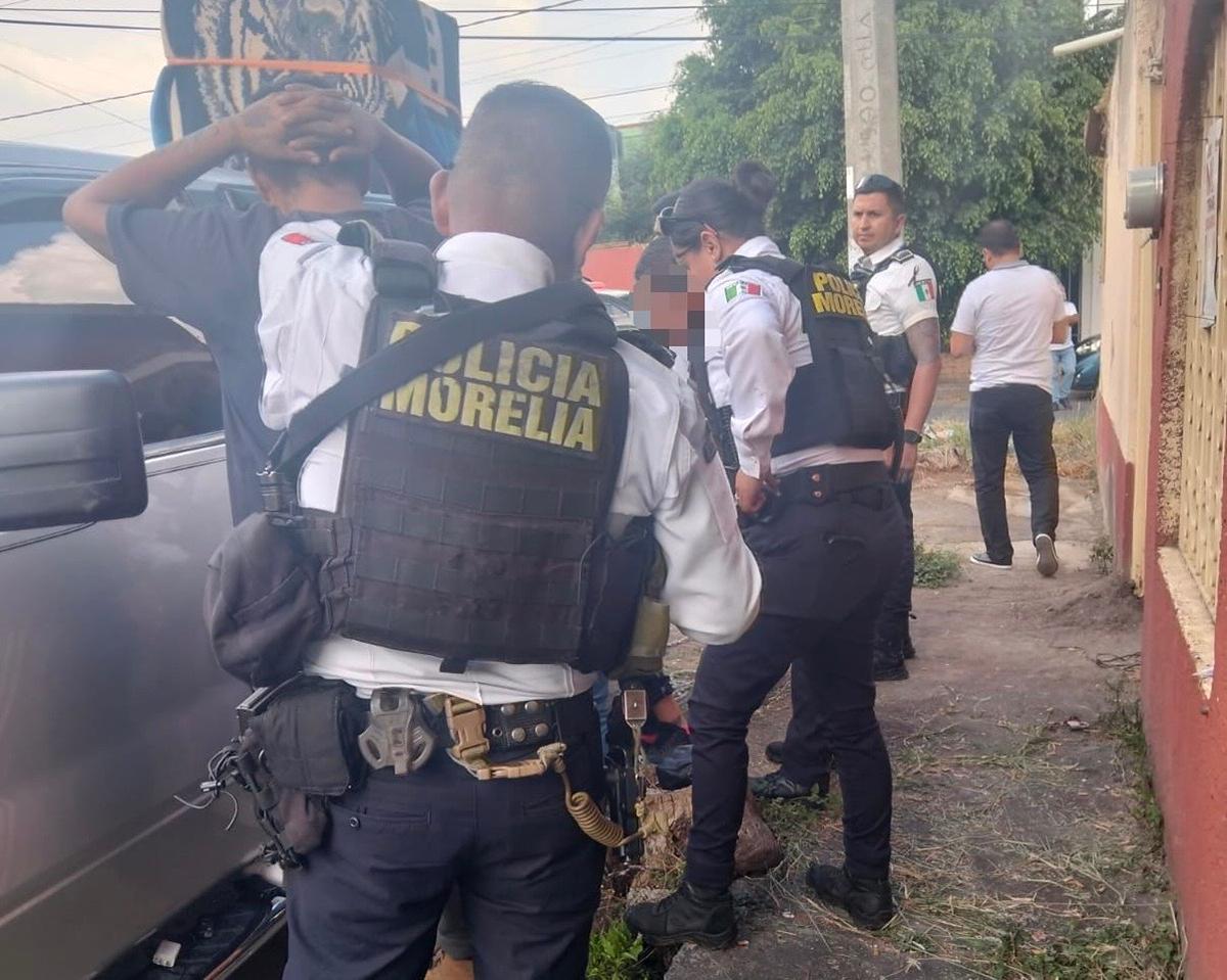 Detienen a siete en Morelia por el presunto delito de robo a casa habitación