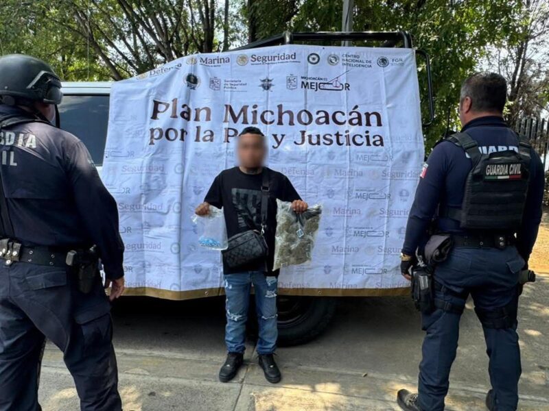 Detienen a un hombre en posesión de diversas drogas en Zamora