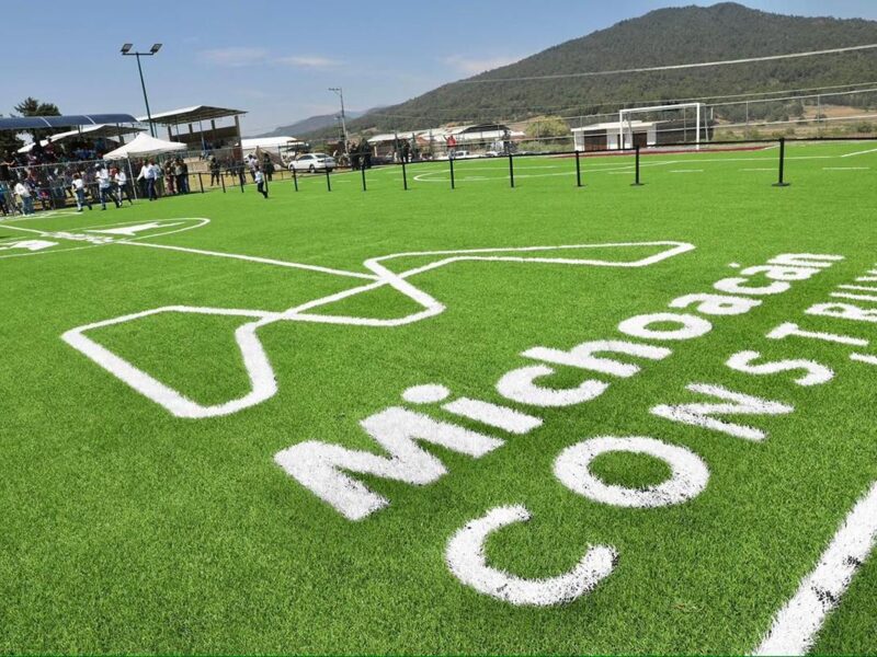Disponibles 48 canchas de fútbol 7 para el Mundialito Escolar en Michoacán: Bedolla