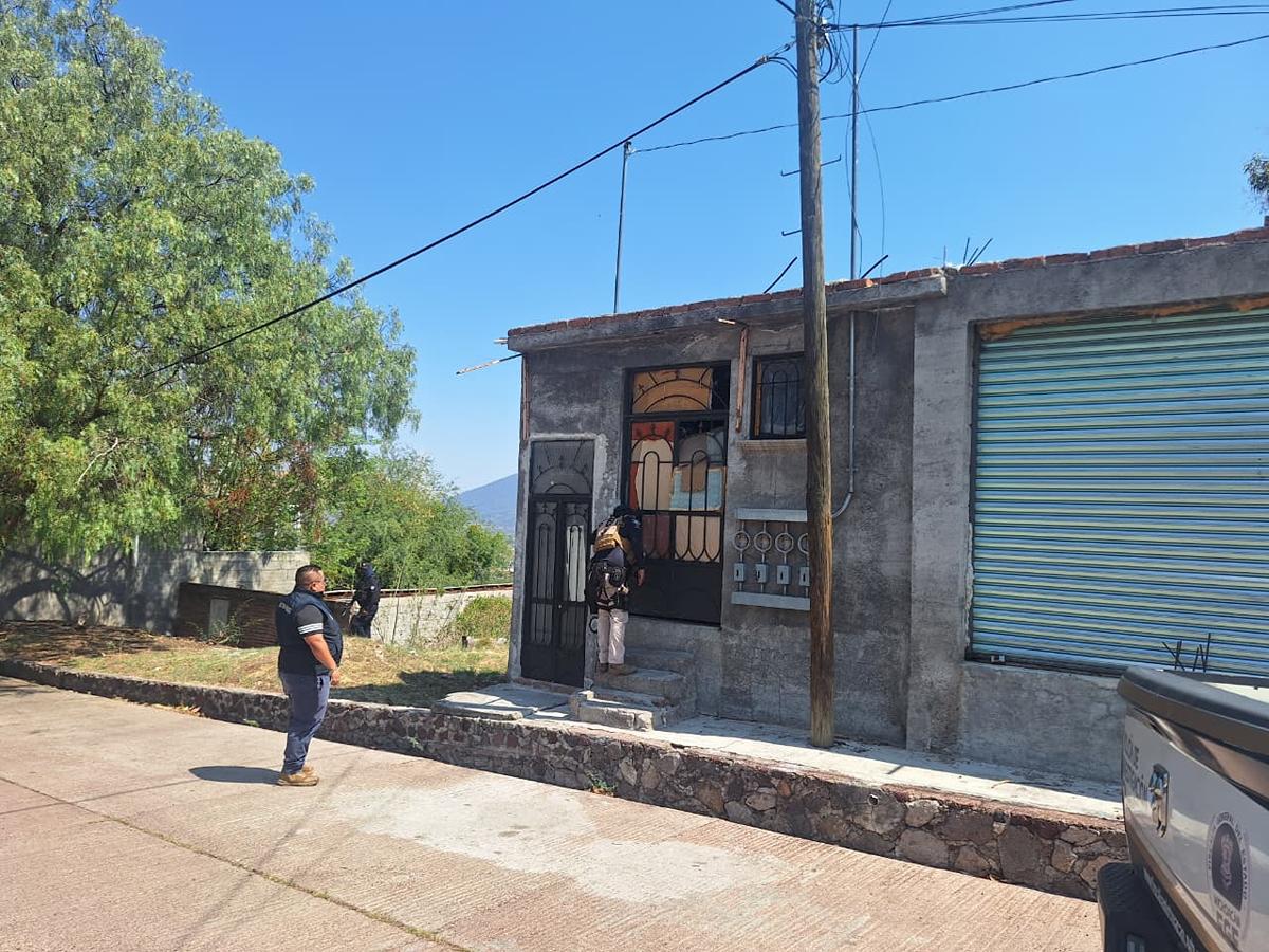 Durante cateo aseguran metanfetamina en Puruándiro