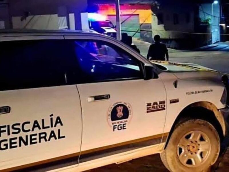 Durante fiesta patronal en Uruapan atacan a balazos a un joven y pierde la vida