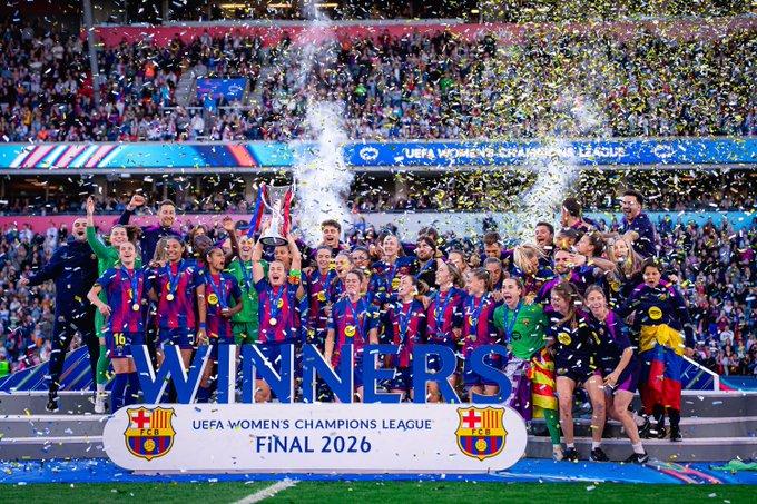 El FC Barcelona Femenil son las ‘Reinas de Europa’ al conquistar la Champions League-1