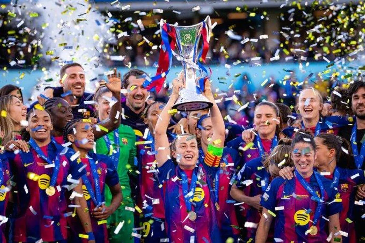 El FC Barcelona Femenil son las ‘Reinas de Europa’ al conquistar la Champions League