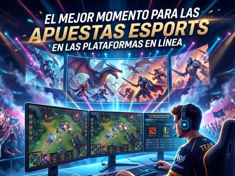 El mejor momento para las apuestas esports en las plataformas en línea