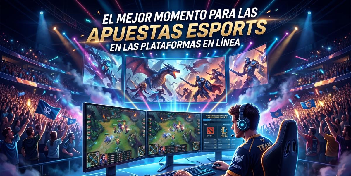 El mejor momento para las apuestas esports en las plataformas en línea