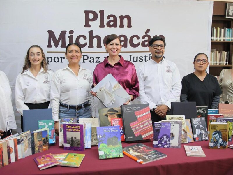 En Michoacán, impulsamos en grande la lectura: Gabriela Molina