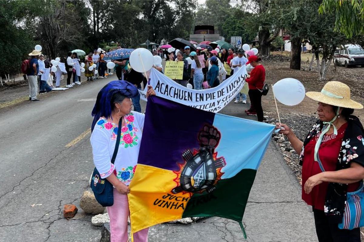 En Morelia exigen atención a problemática de Acachuén y Chilchota