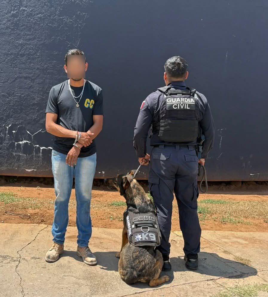 En recorridos de prevención detienen a dos hombres presuntamente por posesión de drogas en Morelia2