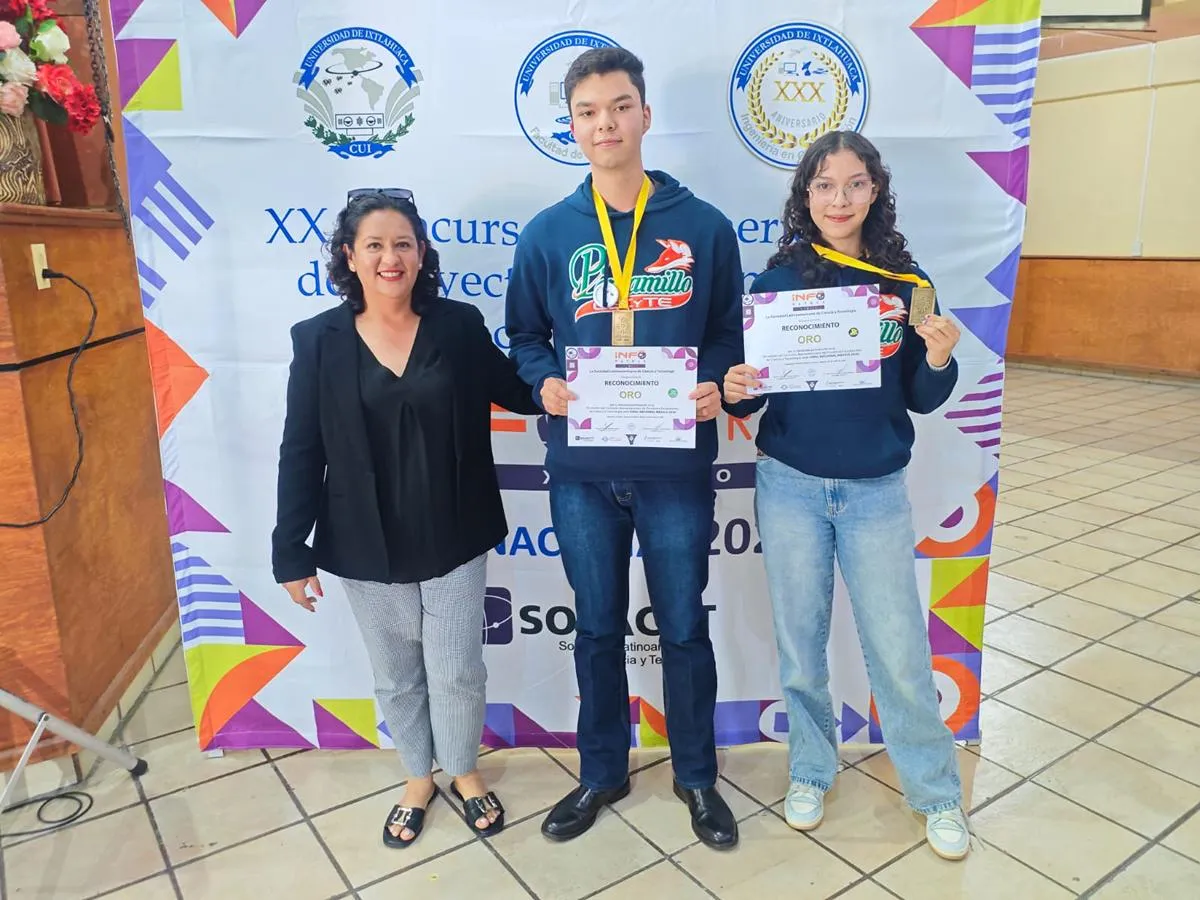 Estudiantes del Cecytem cosechan medallas de oro, plata y bronce en Infomatrix Nacional 2026