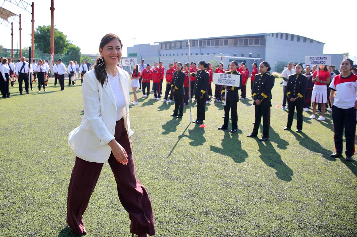 Gabriela Molina fortalece comunidad con encuentro de bandas de guerra