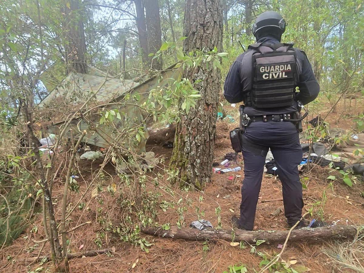 Guardia Civil destruye otro campamento ilícito en la región Purépecha de Michaocán, ahora en Charapan