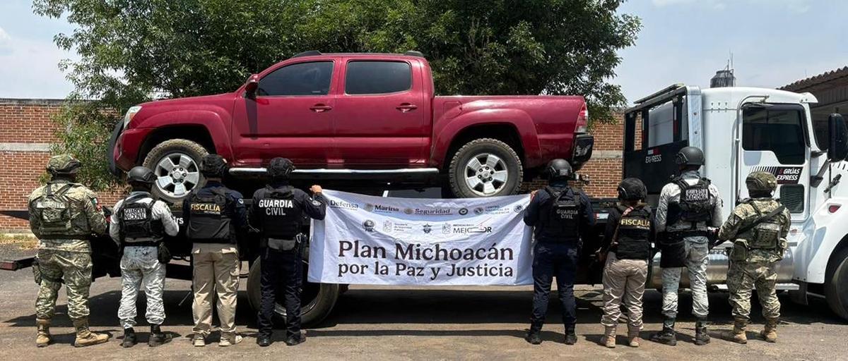 Guardia Civil y Defensa detienen a 5 hombres armados en Uruapan-2