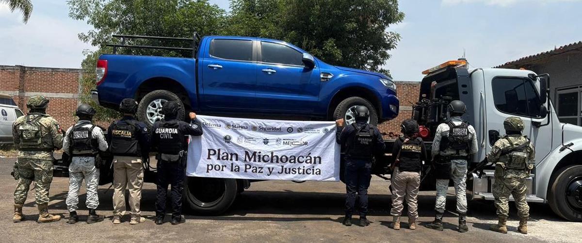 Guardia Civil y Defensa detienen a 5 hombres armados en Uruapan-3