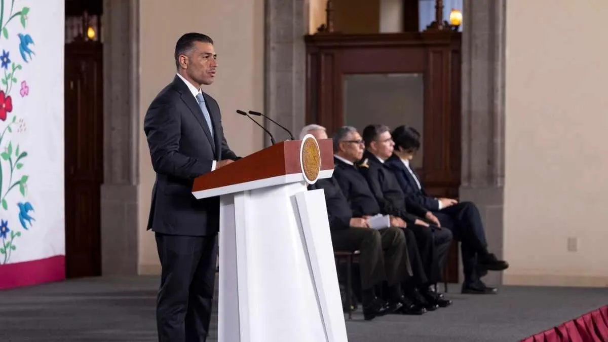 Homicidios en México caen 49%: García Harfuch presenta balance en Palacio Nacional