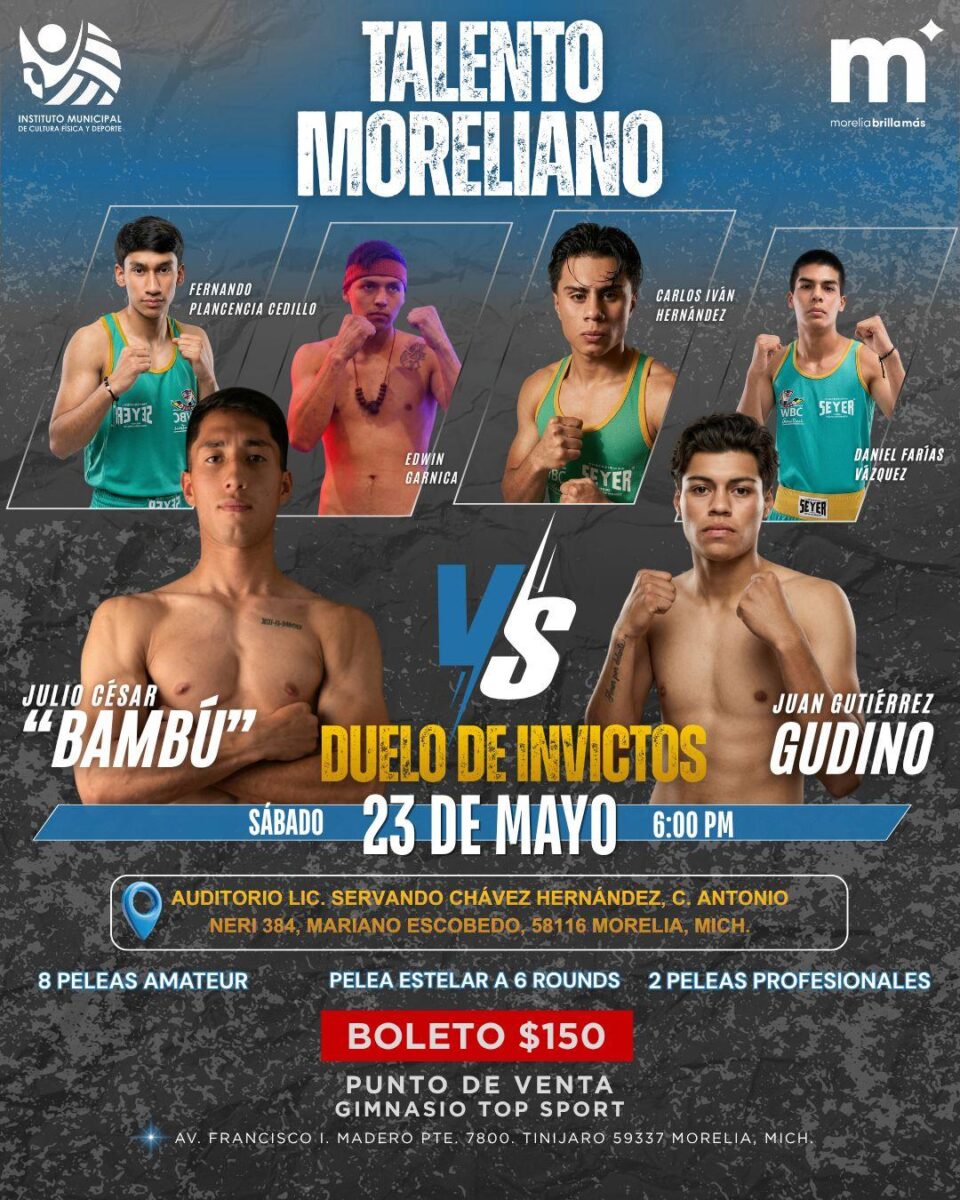 IMCUFIDE presenta función de box del Talento Moreliano-2