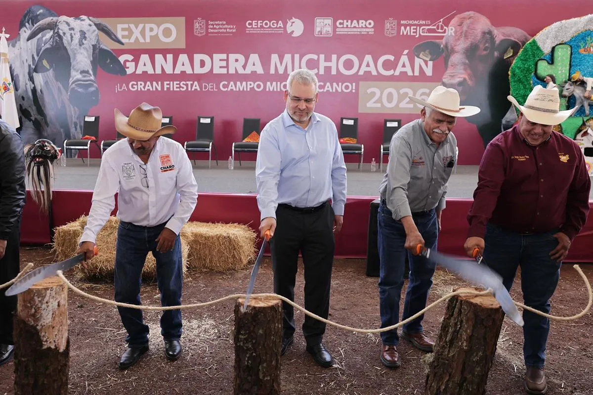 Inaugura Bedolla Expo Ganadera 2026; Michoacán se consolida como referente nacional