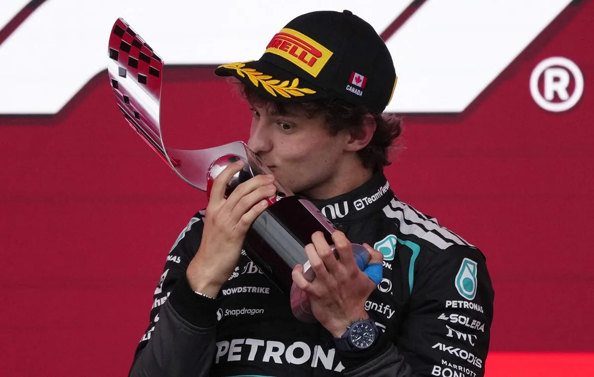 ¡Kimi Antonelli imparable gana el GP de Canadá al conquistar su cuarta victoria consecutiva!