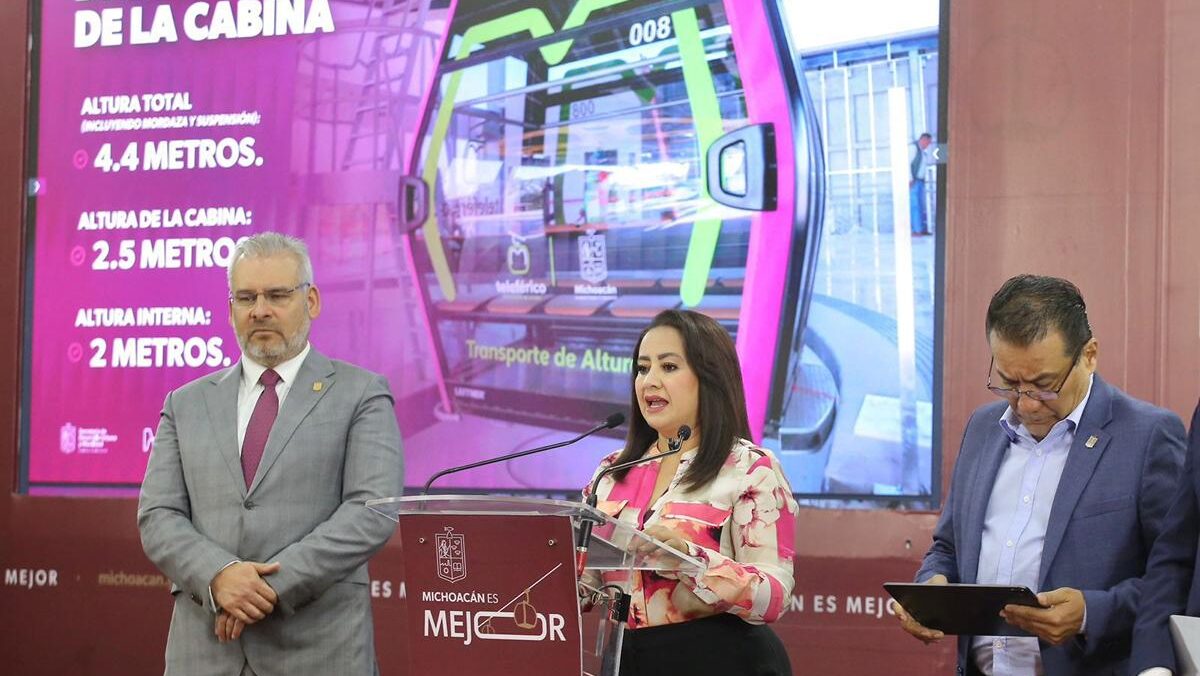 Las cabinas del Teleférico de Morelia diseñadas por Pininfarina: Bedolla 1