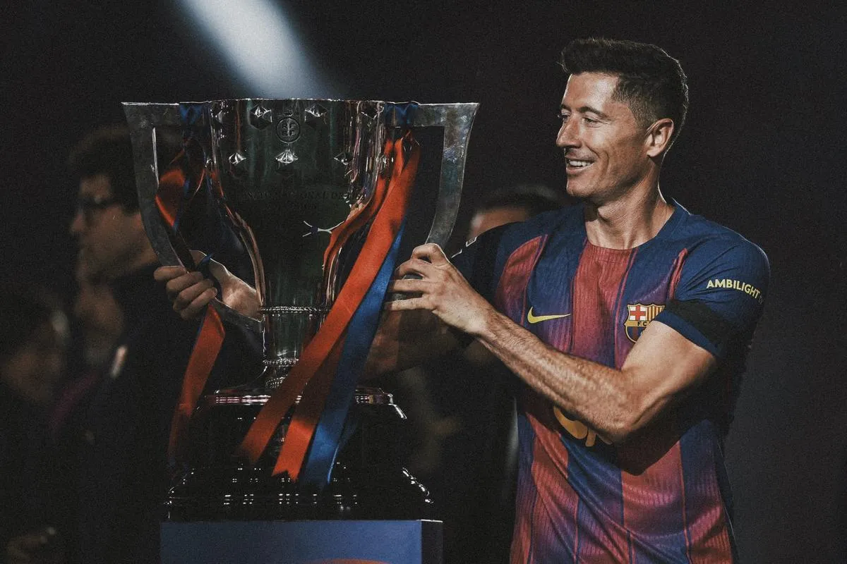 Lewandowski se despide del FC Barcelona