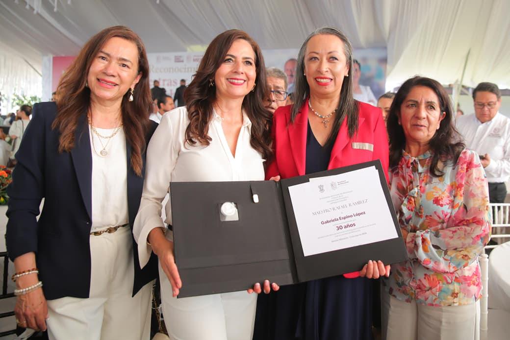 Magisterio respalda el proyecto educativo de Michoacán: Gabriela Molina