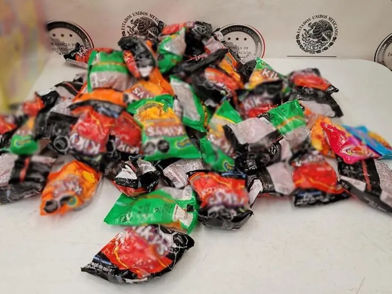 Metanfetamina oculta en dulces es asegurada en Morelia