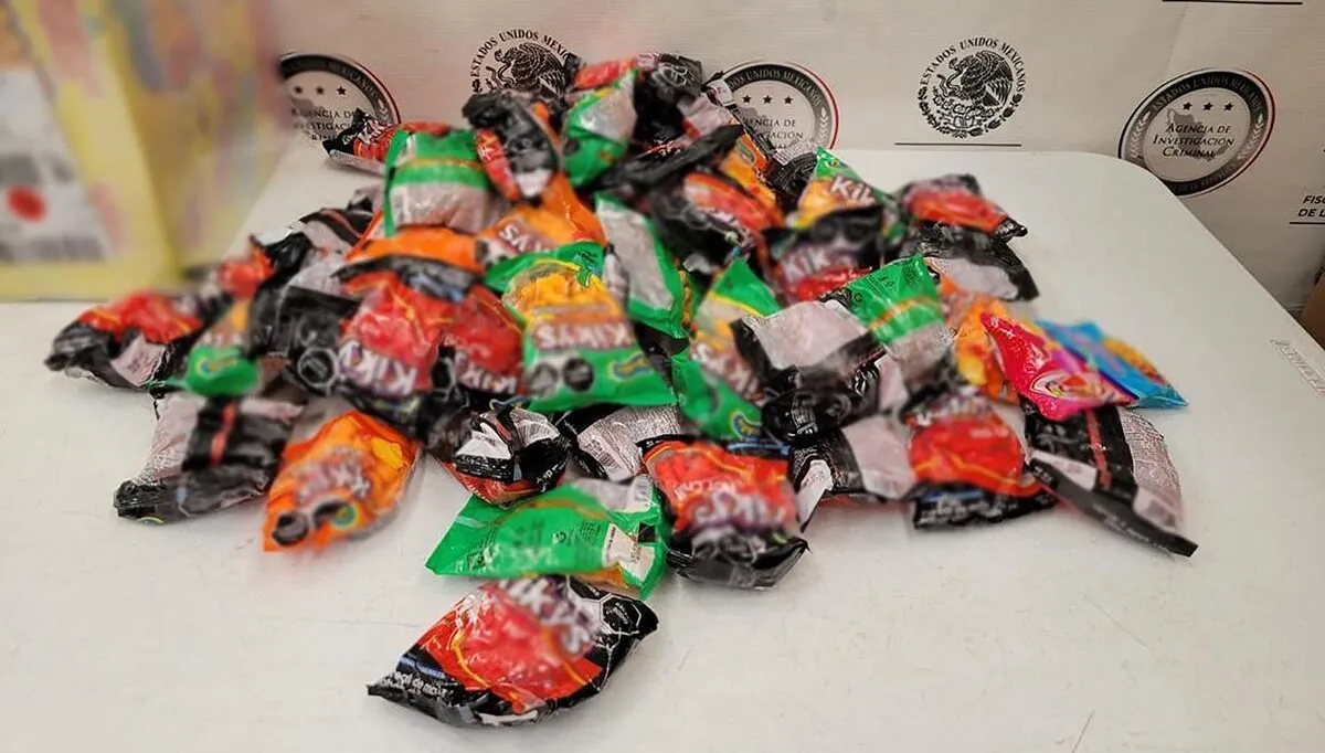 Metanfetamina oculta en dulces es asegurada en Morelia