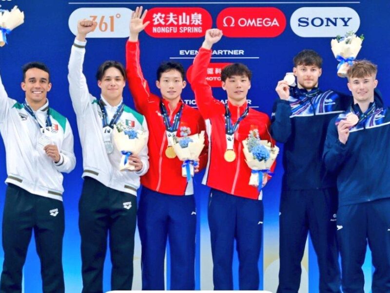 Mexicanos brillan en la Súper Final de la Copa del Mundo de Clavados Beijing 2026