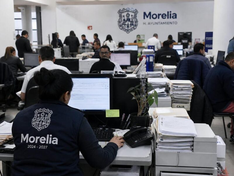 Morelia: 418 mdp en sueldos de 6,698 empleados en sólo 3 meses