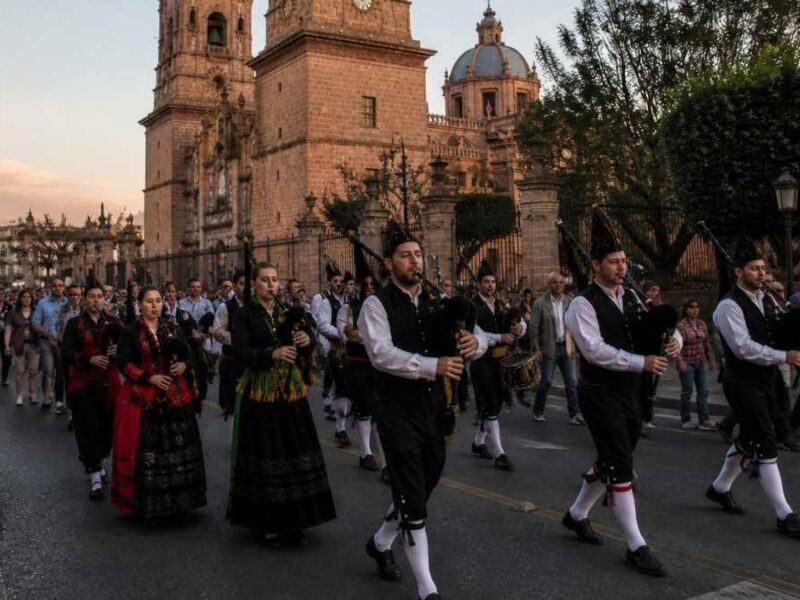 Morelia: este viernes, 70 gallegos y sus gaitas en inédita callejoneada