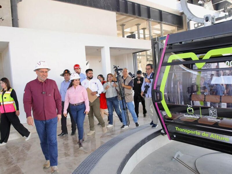 Morelia septiembre primer tramo del teleférico