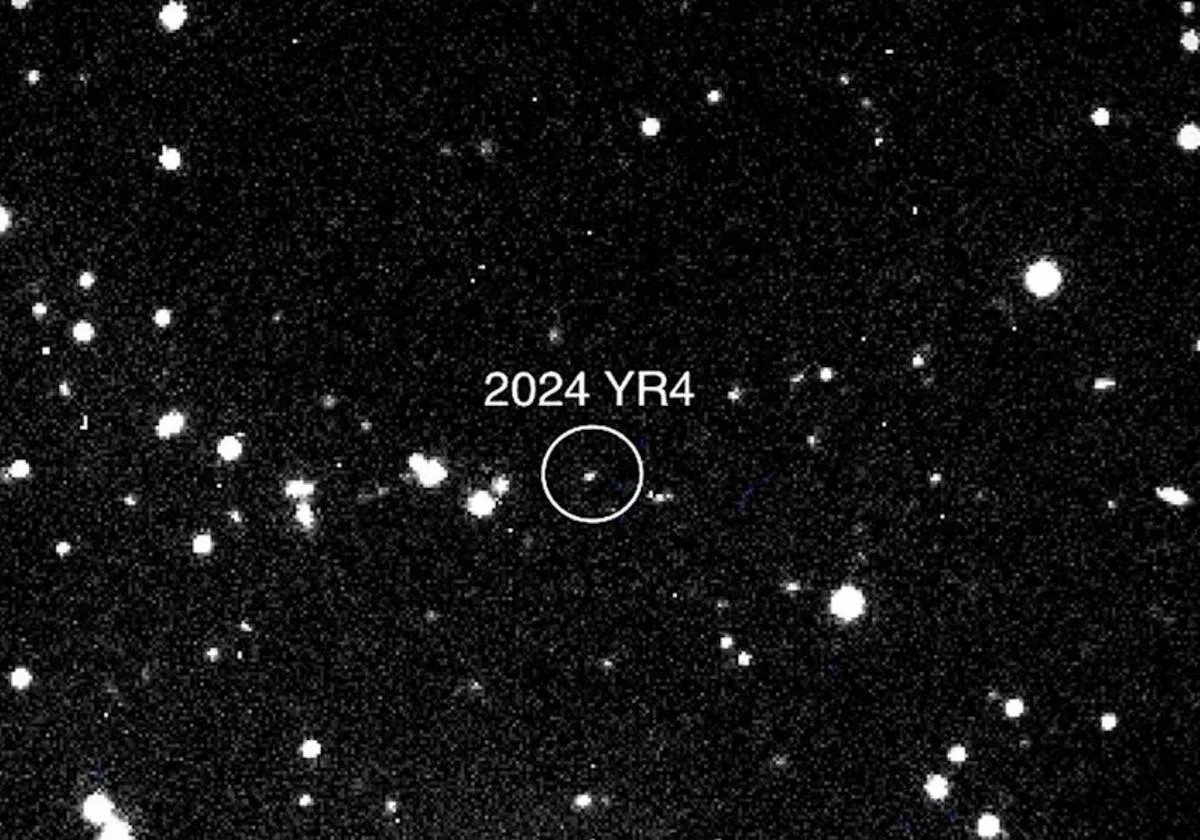 NASA monitorea el asteroide 2024 YR4 ante posible aproximación-1