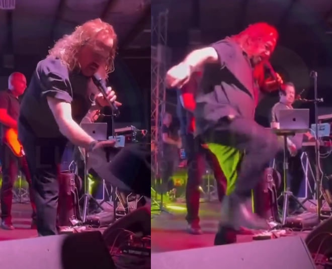 “¡No te lo voy a permitir!”: Vocalista de Los Acosta estalla contra fan que le aventó una texana en pleno show-3