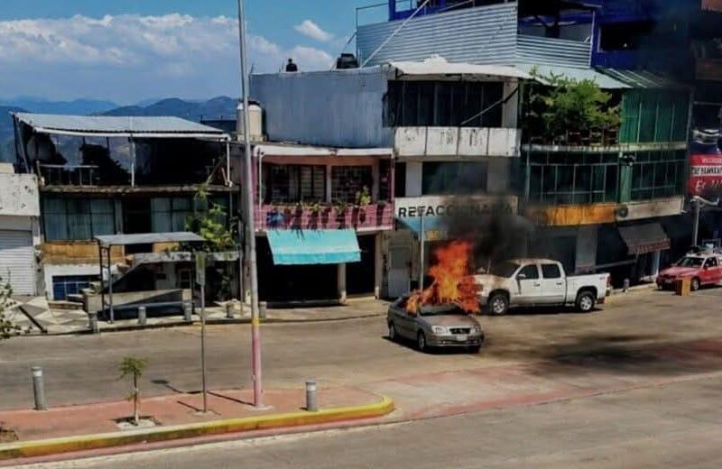 Operativo del Ejército Mexicano en Zitácuaro, desencadenó bloqueos carreteros y quema de vehículos