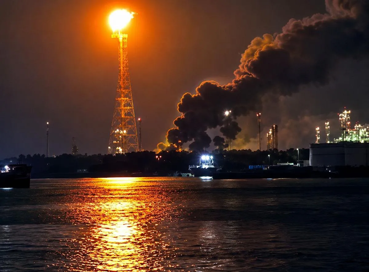 Pemex asegura que incidente en Dos Bocas fue una "flama" durante trabajos de mantenimiento