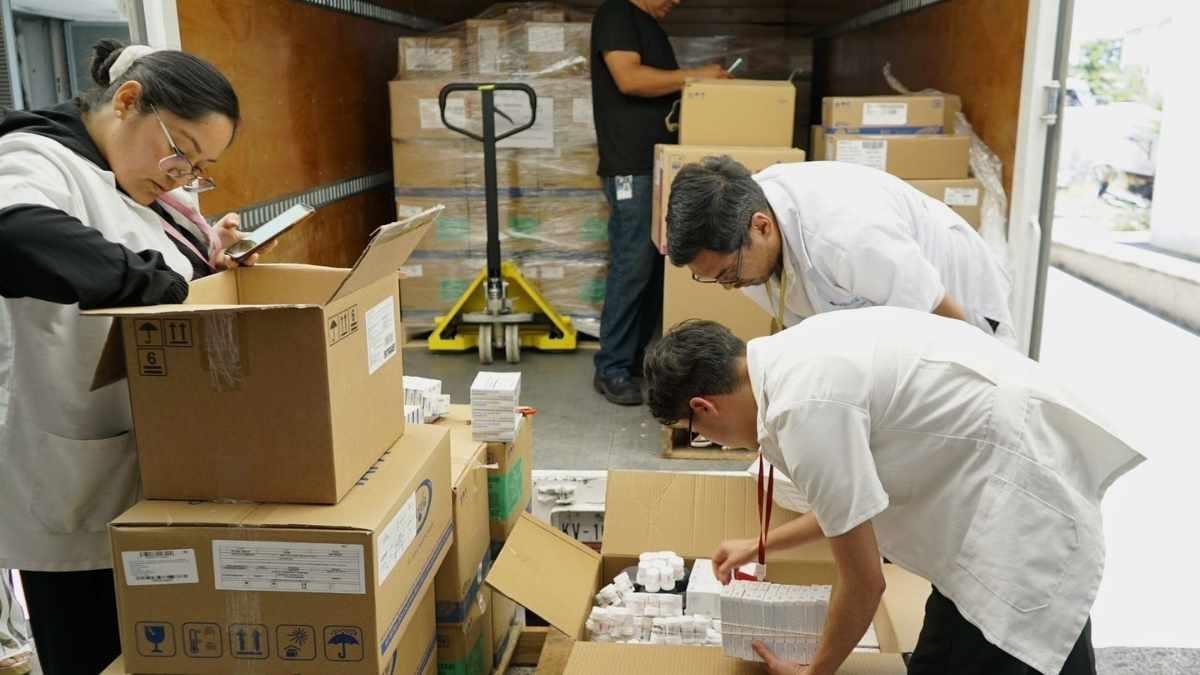 Refuerzan SSM e IMSS-Bienestar abasto de medicamentos en el Hospital General Dr. Miguel Silva