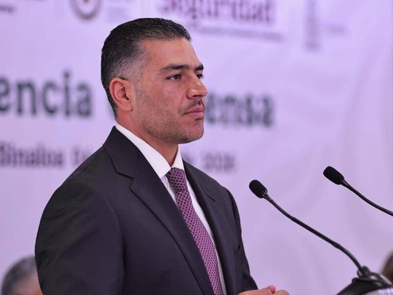 Rubén Rocha Moya sigue en Sinaloa y no hay indicios de que pueda ser atacado, afirma Harfuch