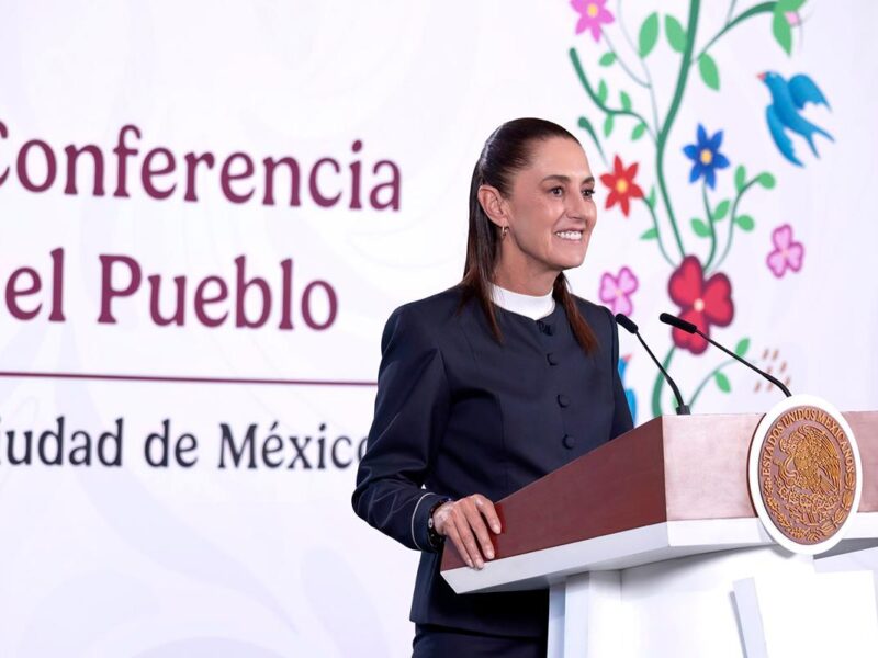 Sheinbaum elogia el trabajo de Andy López Beltrán en Morena
