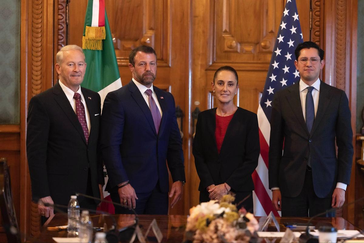 Sheinbaum y el secretario de Seguridad de Estados Unidos acuerdan colaboración bilateral