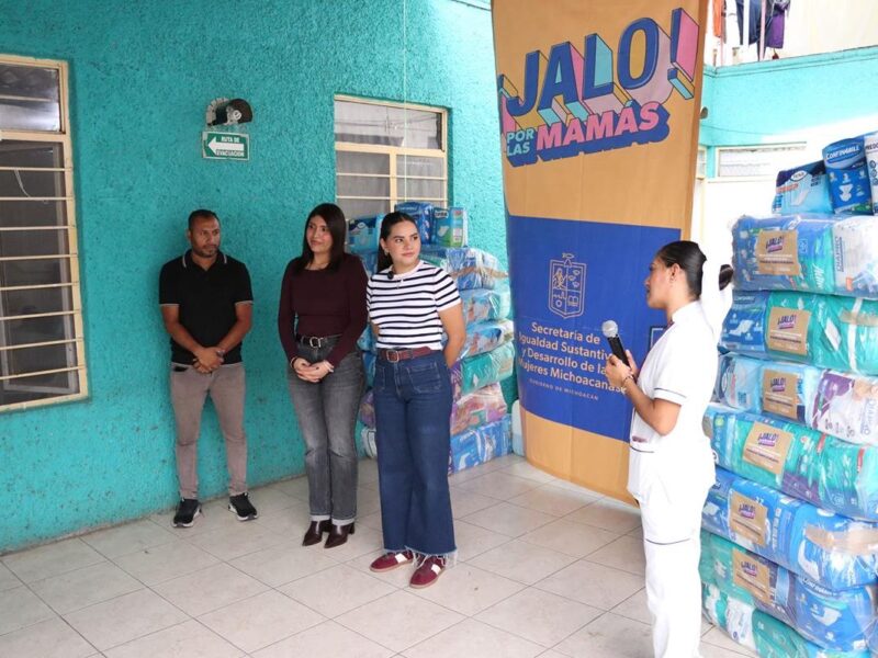 Solidaridad de los michoacanos llega al Hogar Cristo Abandonado; se entregaron 3 mil 600 pañales