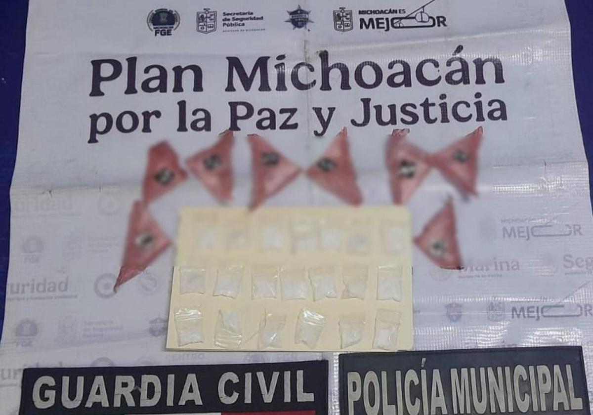 Nueve detenidos y 55 envoltorios de droga asegurados en Michoacán, en operativos realizados en Jiménez, Zamora y Jacona-1