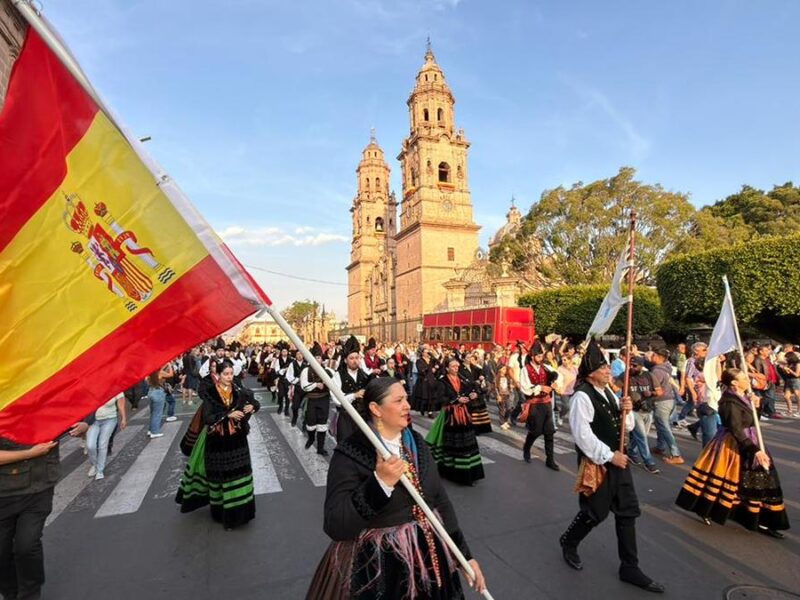 Vive nuevamente el sonido de las gaitas este sábado en la capital michoacana